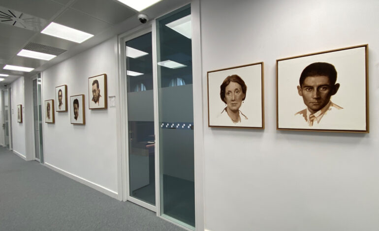 Cuadros de Llu s Ribas visten las paredes de NETWORKIA Rambla photo Cuadros de Lluís Ribas visten las paredes de NETWORKIA Rambla