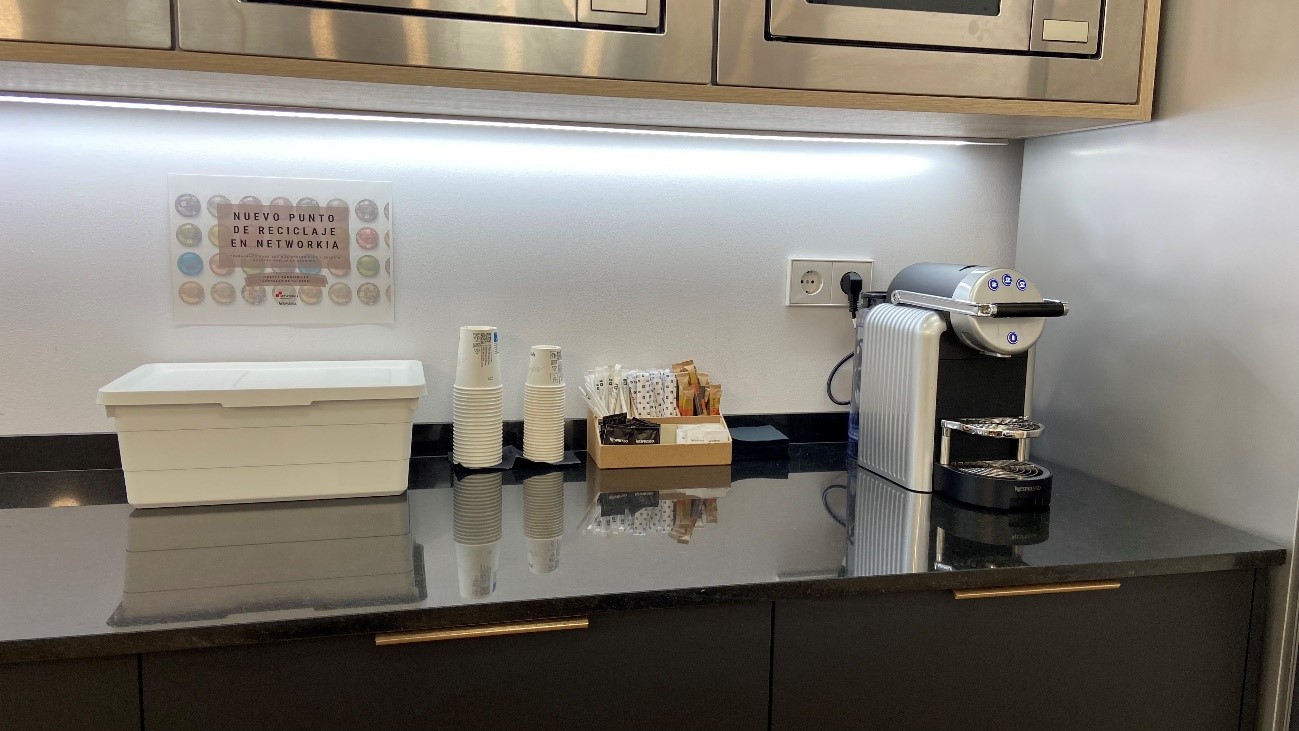C psulas caf photo Punto de reciclaje de cappsulas de cafe en Networkia Workspaces