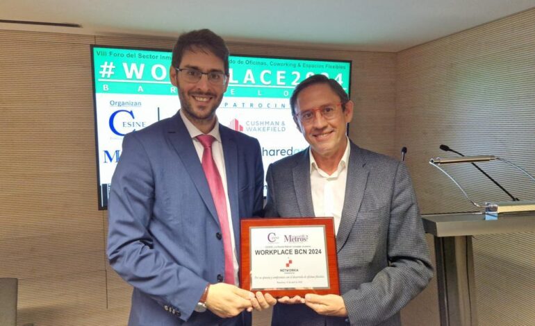 NETWORKIA obtiene el premio Workplace BCN 2024 photo NETWORKIA obtiene el premio Workplace BCN 2024